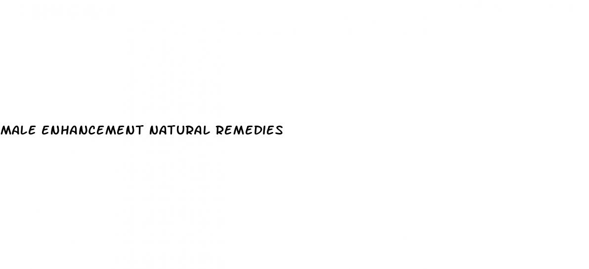 male enhancement natural remedies