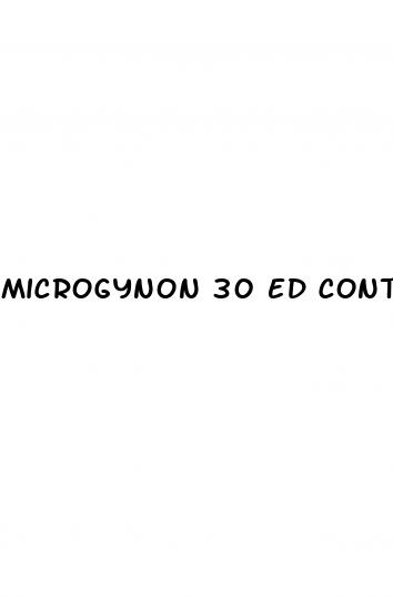 microgynon 30 ed contraceptive pill