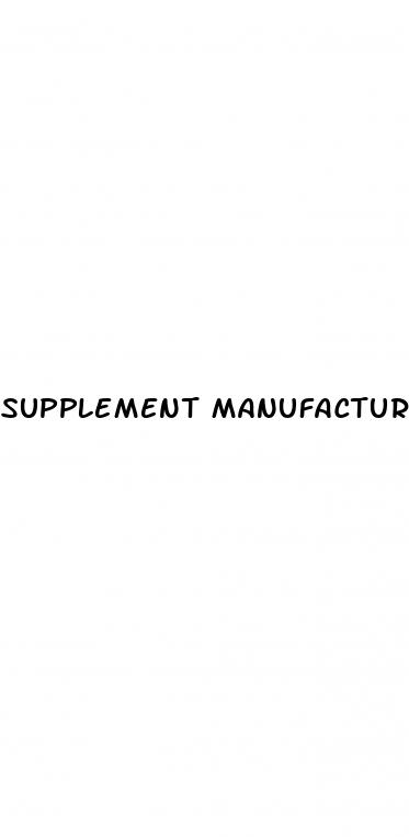 supplement manufacturers male enhancement