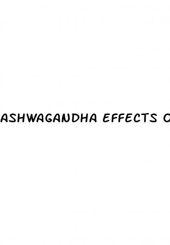 ashwagandha effects on erectile dysfunction