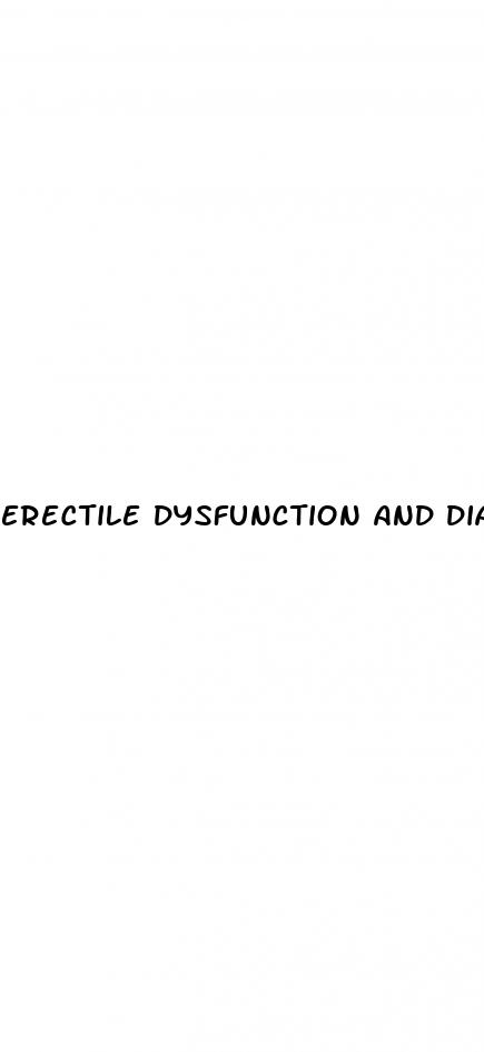 erectile dysfunction and diabetes leaflet