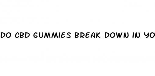 Do Cbd Gummies Break Down In Your Liver - ﻿Pendidikan