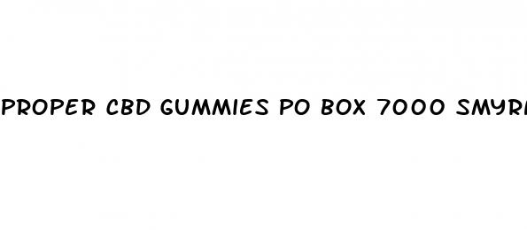 Proper Cbd Gummies Po Box 7000 Smyrna Tn 37167: Cbd Gummies Regulations
