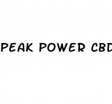 peak power cbd gummies reviews