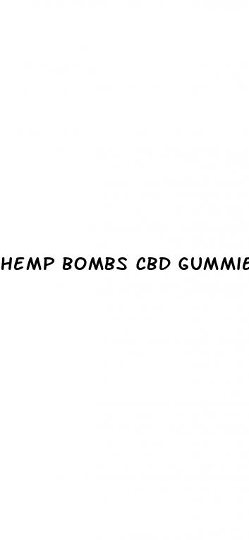 hemp bombs cbd gummies for sleep