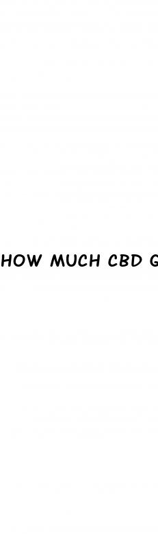 how much cbd gummies can you give a horse