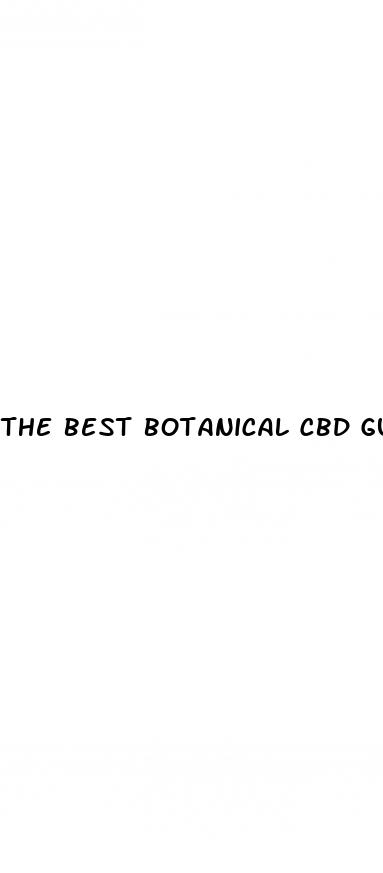 the best botanical cbd gummies