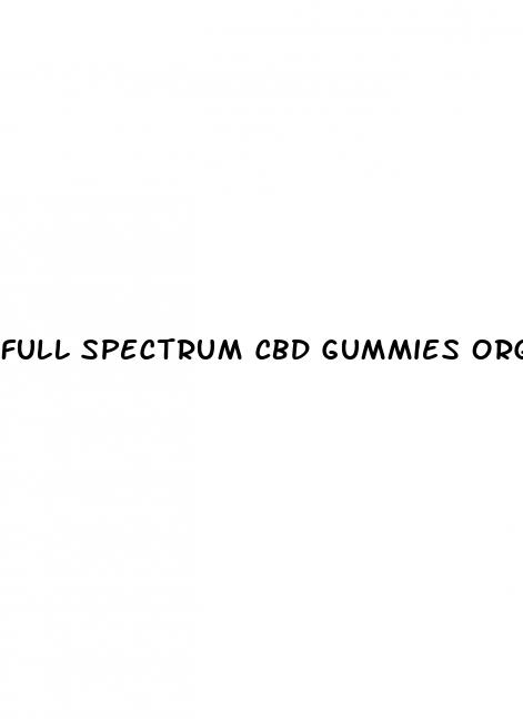 full spectrum cbd gummies organic