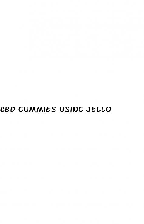 cbd gummies using jello