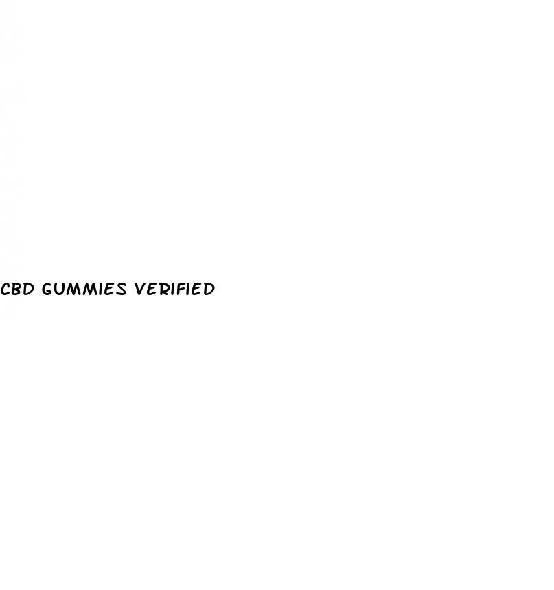 cbd gummies verified