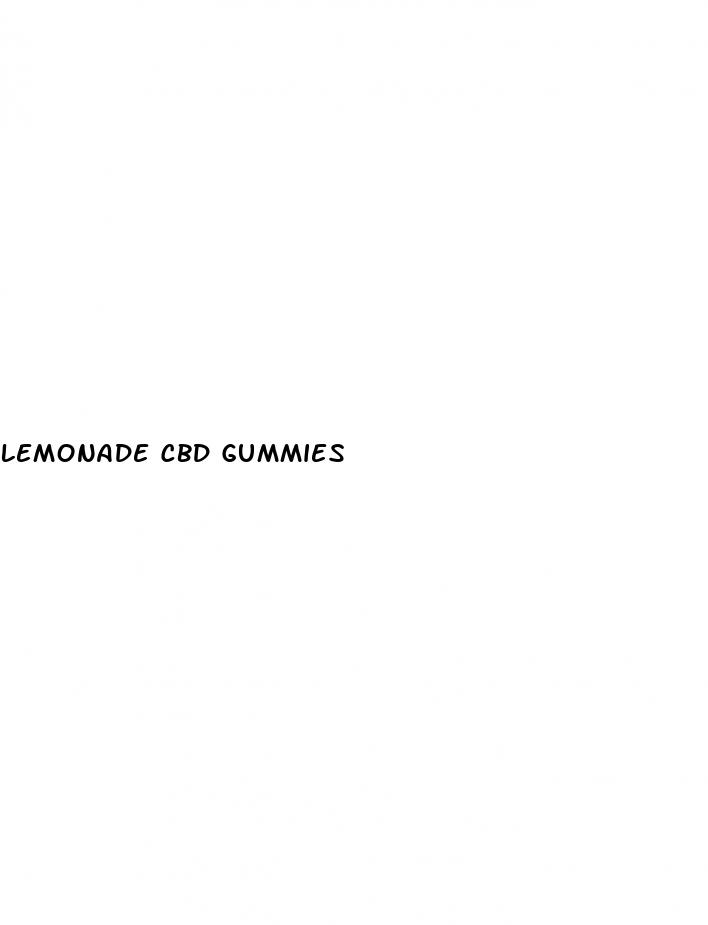 lemonade cbd gummies