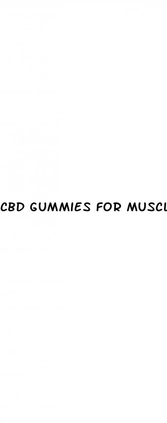 cbd gummies for muscle aches