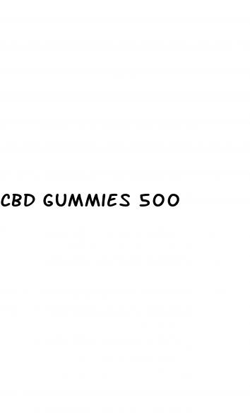 cbd gummies 500