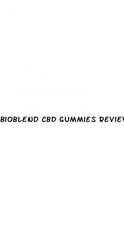 bioblend cbd gummies reviews
