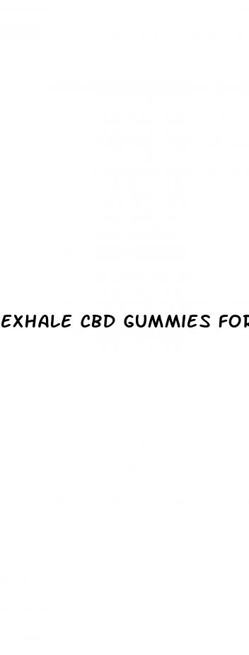 exhale cbd gummies for ed