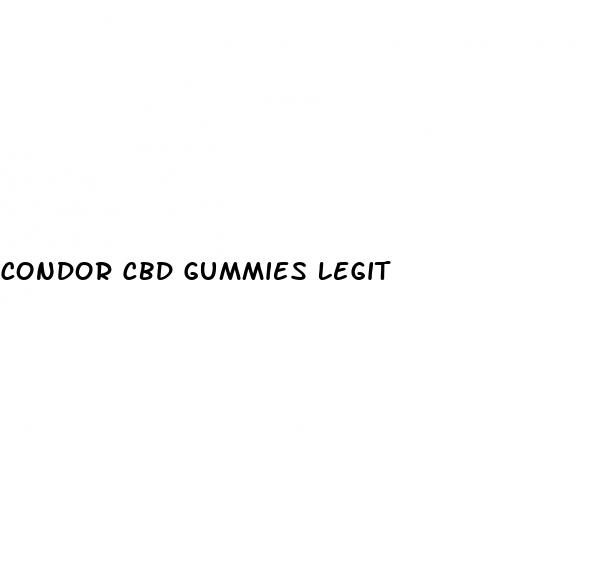 condor cbd gummies legit
