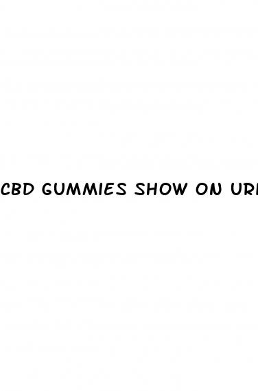 cbd gummies show on urinalysis