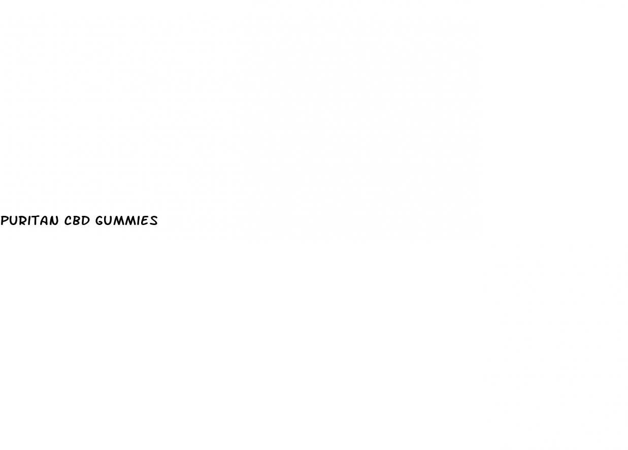 puritan cbd gummies