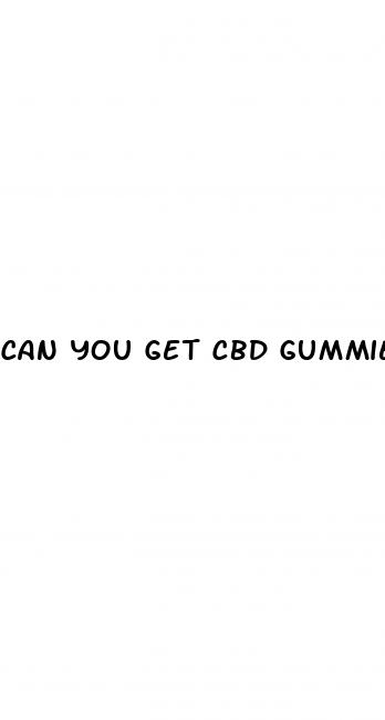 can you get cbd gummies over the counter