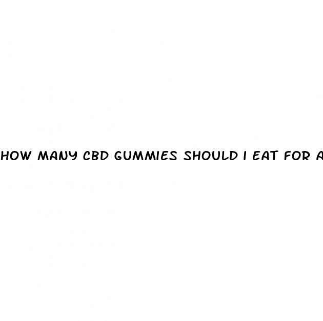 how many cbd gummies should i eat for anxiety