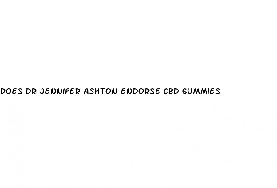 does dr jennifer ashton endorse cbd gummies