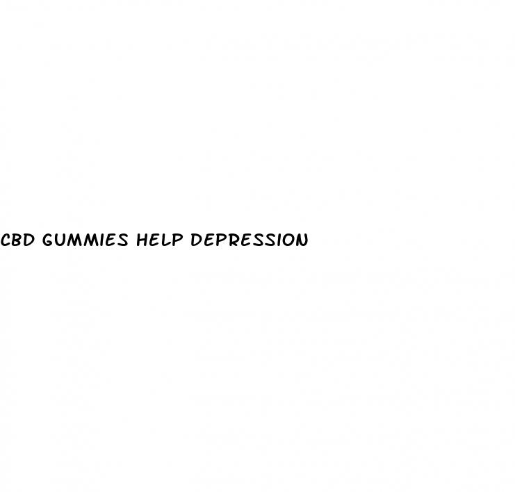 cbd gummies help depression
