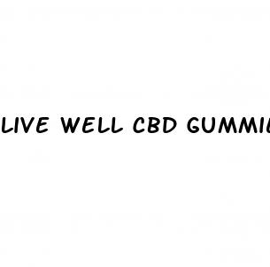live well cbd gummies