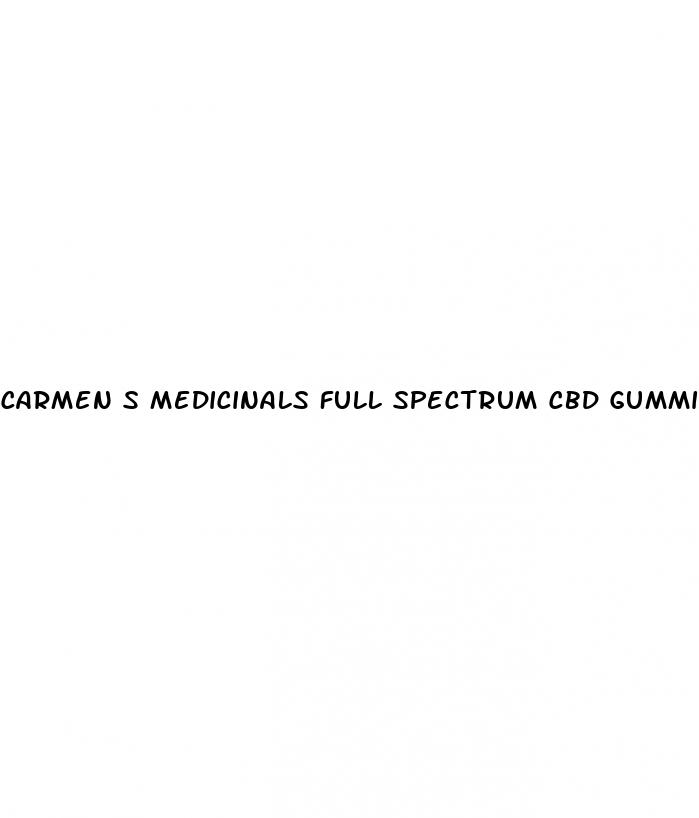 carmen s medicinals full spectrum cbd gummies