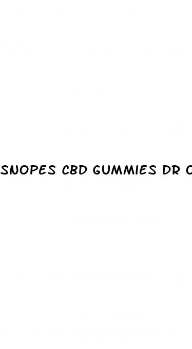 snopes cbd gummies dr oz