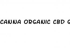 canna organic cbd gummies
