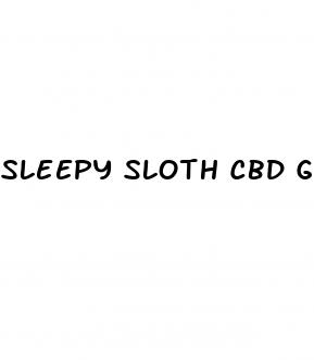 sleepy sloth cbd gummies