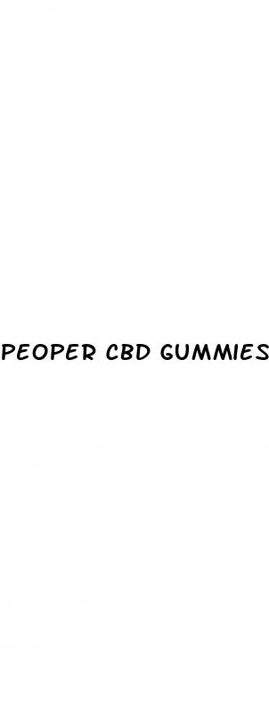 peoper cbd gummies
