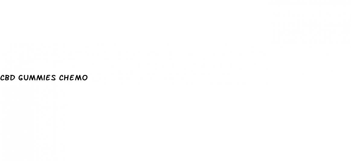 cbd gummies chemo
