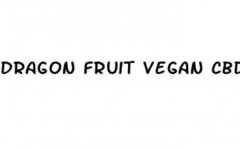 dragon fruit vegan cbd gummies 300mg