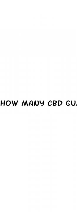 how many cbd gummies can i eat