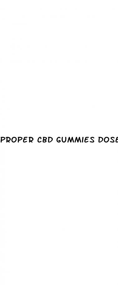 proper cbd gummies dose