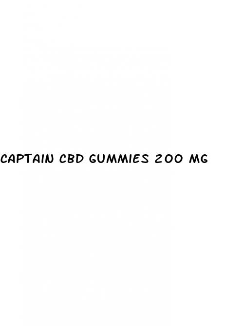 captain cbd gummies 200 mg