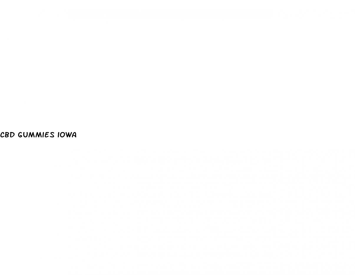 cbd gummies iowa