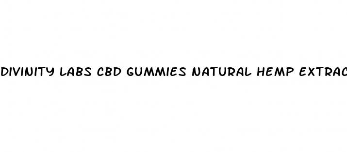 divinity labs cbd gummies natural hemp extract