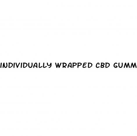 individually wrapped cbd gummies