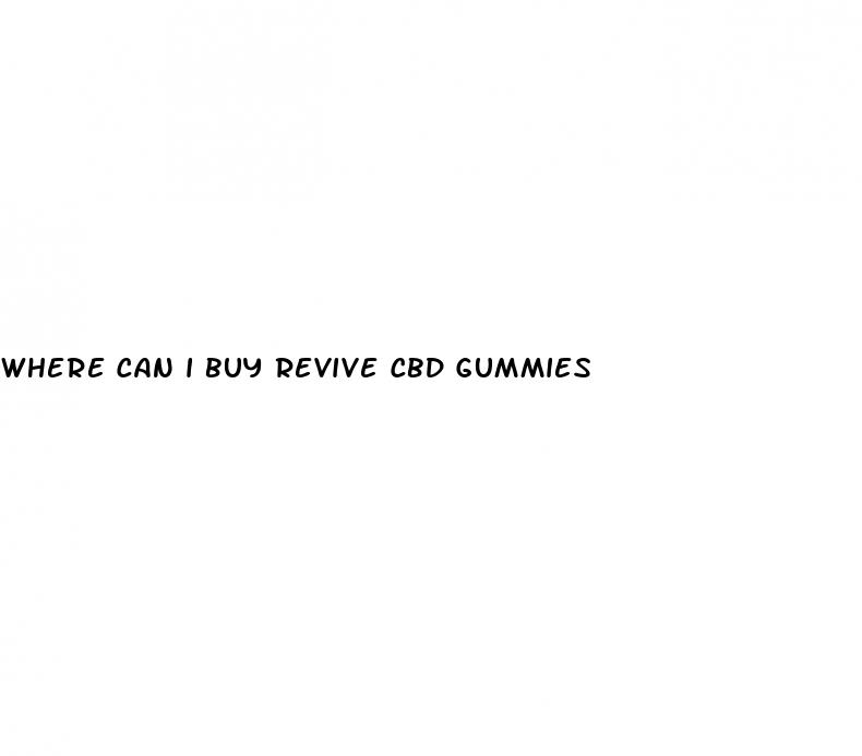 where can i buy revive cbd gummies