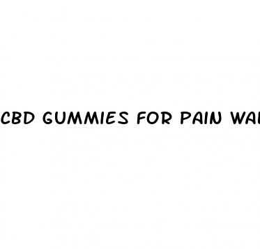 cbd gummies for pain walmart