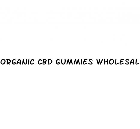 organic cbd gummies wholesale