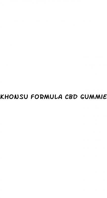 khonsu formula cbd gummies reviews