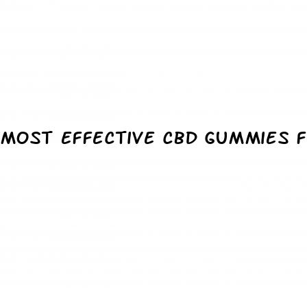 most effective cbd gummies for stress and anxiety