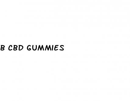 b cbd gummies