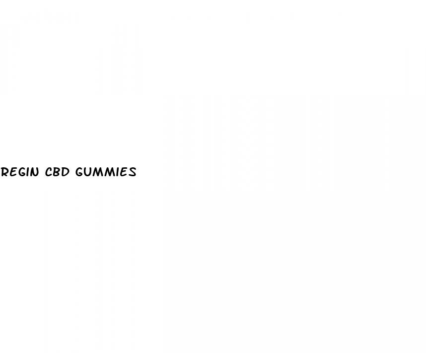 regin cbd gummies