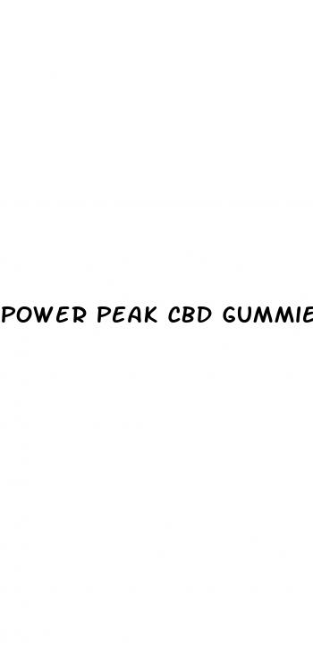 power peak cbd gummies uk