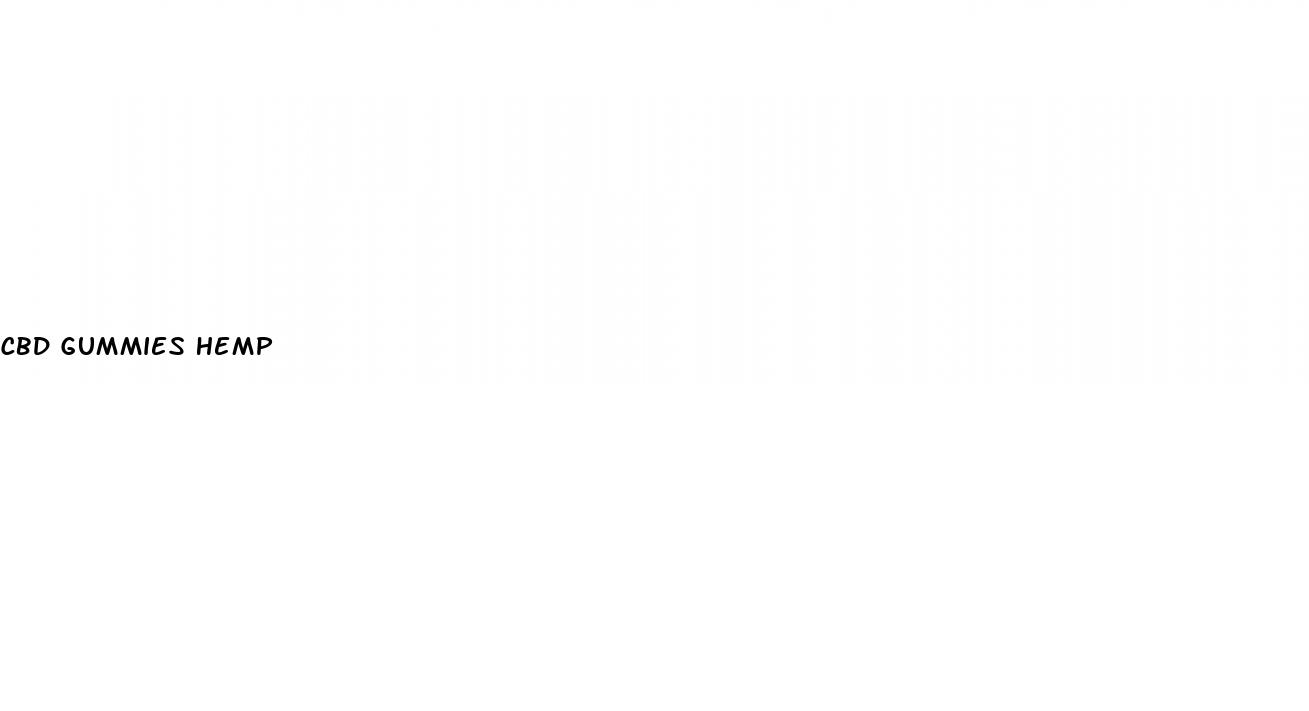 cbd gummies hemp