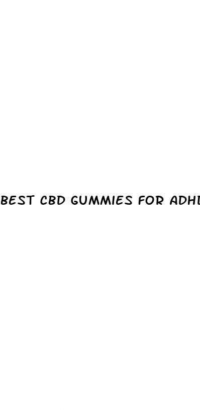 best cbd gummies for adhd